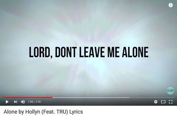 Hollyn - Alone (Feat. TRU)